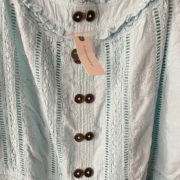 NWT Pilcro Sleeveless Square-Neck Swing Mini Dress Anthropologie Sundress sz XL - Picture 7 of 8